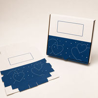 Boîte à pizza personnalisée pour la Saint-Valentin avec intérieur doublé de papier aluminium pour dîner romantique et emballage alimentaire à emporter pour les fêtes