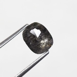 เพชรที่หายาก1.35 CT เกลือพริกไทยเพชรรูปไข่ตัดหลวมธรรมชาติชนบทที่ไม่ซ้ำกันแหวนหมั้นที่กำหนดเองในการออกแบบเครื่องประดับที่ดี - Product Image 2