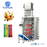 Machine d'emballage automatique multi-voies pour bâtonnets de sucettes glacées, glaces et friandises congelées