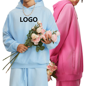 Sudadera con capucha recortada Vintage con lavado ácido de alta calidad, fabricante de gráficos personalizados, logotipo de letra, sudaderas con capucha de gran tamaño Unisex de peso pesado - Product Image 2