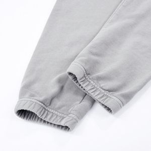 Pantalones de chándal unisex de algodón de alta calidad personalizados de talla grande estilo casual de invierno transpirable con parte delantera plana para hombres y mujeres - Product Image 3