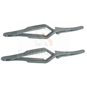 Abrazadera de Bulldog Manual de la mejor calidad, mordazas atraumáticas DeBakey curvadas, Kit quirúrgico de alta calidad certificado CE de acero inoxidable - Product Image 1