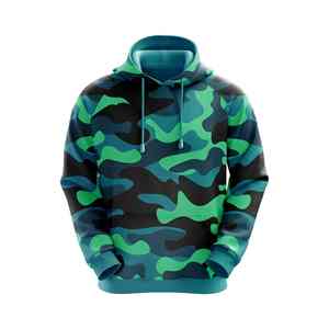 Sudadera con capucha estampada 3D para hombre con sublimación digital personalizada OEM, Sudadera con capucha de poliéster estampada de gran tamaño - Product Image 6
