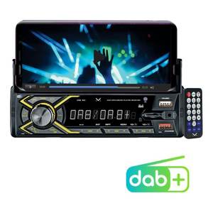 Autoradio Majestic DAB 900 1 DIN, compatible DAB+ et smartphone, USB, SD, AUX, 45W, 4x sans lecteur CD, noir - Product Image 5