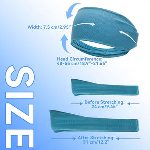 Latest Quick Dry <b>Headbands</b> for <b>Women</b> Non Slip Soft Elastic Hair Bands Yoga Running Sports Workout Gym <b>Headbands</b> - Product Image 6