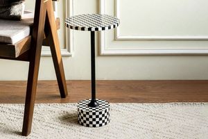 Table moderne en incrustation d'os simple décorative pour la maison Table basse centrale à haute vente faite à la main Table Console en incrustation d'os - Product Image 2