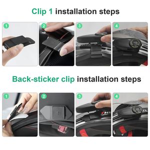 EJEAS Q8 Full-Duplex 1000M BT 5.1 Mesh Motorradhelm-Gegensprechanlage Kabelloses Headset Wasserdichter Kopfhörer Motorrad-<span class=keywords><strong>Intercom</strong></span> - Product Image 5