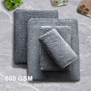 ชุดผ้าขนหนูอาบน้ำไมโครไฟเบอร์8ชิ้นผ้ากำมะหยี่สีพื้นแห้งเร็วต้านจุลชีพสำหรับใช้ในบ้านสปาโรงแรมยิมผ้าเช็ดตัวสำหรับเดินทาง - Product Image 2