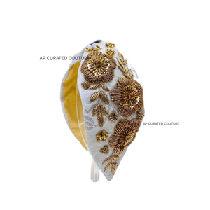 ขายดีลูกปัดปักลายออกแบบได้ตามต้องการผ้าโพกศีรษะงานแฮนด์เมดสไตล์งานปาร์ตี้ - Product Image 2