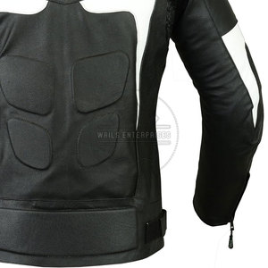 แจ็กเก็ตหนังฤดูหนาวของผู้ชายสำหรับการแข่งมอเตอร์ไซด์ระบายอากาศกันน้ำกันลมสำหรับการใช้งานแบบลำลองขนาดพิเศษ - Product Image 3