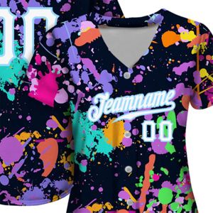 Cómoda camiseta de béisbol: tela transpirable, ideal para juegos, práctica y uso diario - Product Image 5
