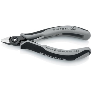 Precision Electronics Side <b>Cutters</b> 125 Mm 4 Beveled <b>Edge</b> KNIPEX - Product Image 3