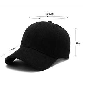 Gorras de Camionero Personalizadas de 5 Paneles con Logotipo, Hebilla Plateada o Cobre, Nuevas Gorras de Béisbol Deportivas Promocionales Color Negro Azabache - Product Image 5