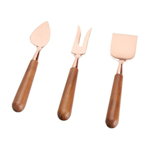 Juego de cuchillos y tenedores para queso hechos a mano de calidad Superior, utensilios de cocina únicos, Material de bambú, precio bajo en la India - Product Image 1