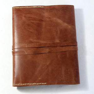 Journal en cuir de buffle recyclé, rechargeable, en papier de coton recyclé, fait à la main, de haute qualité, écologique, vente en gros, agenda 2025 - Product Image 6