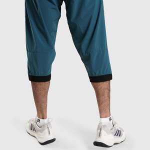 Pantalones Chinos Ligeros de Algodón 3/4 GA, Talla XL, Cintura Baja, para Hombre, con Decoración de Cremallera, Corte Recto, Color Verde Azulado, Tejido - Product Image 5