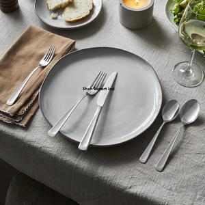 Ensembles de couverts en métal de style occidental avec poignée unique pour la maison et le mariage vaisselle de table ensembles de couverts en argent - Product Image 3