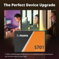 SSD RIDATA S701(Internal Solid State Drive)3D NAND 2.5 "SATA III 6 Gb/s Ultra ramping 7mm hingga 450 MB/s(128GB 256GB 512GB 1TB 2TB)