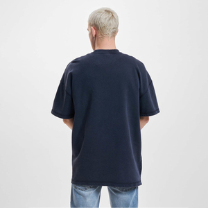 Camiseta de manga corta para hombre, ropa informal de alta calidad, camiseta transpirable con cuello redondo de algodón 100% para hombre, Camiseta holgada estampada - Product Image 6