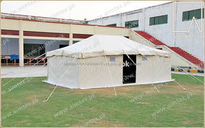 Cómoda tienda de campaña para refugiados con 100% carpas de campana de lona de algodón Retardante de fuego, resistente a los rayos UV e impermeable Ligero y móvil - Product Image 5