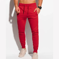 Pantalon de jogging ample pour homme grande taille avec logo personnalisé, poches, taille haute, en microfleece fin, léger et respirant