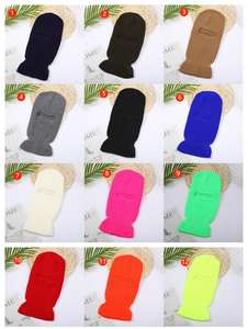Thermal Winter Neck <b>Warmer</b> <b>Face</b> Cover with Reflective Logo Balaclava Ski Mask Men Cold Weather100% Cotton Scarf Windproof - Product Image 6