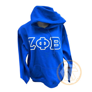 Design Your Own Winter Zeta Phi Beta Women's Customized Wholesale High Quality Breathable Hooded Cotton <b>Polyester</b> <b>Hoodie</b> - Product Image 6