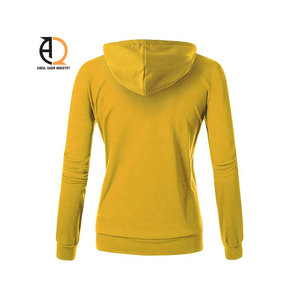 เสื้อฮู้ดแขนยาวสำหรับผู้หญิงผ้าฝ้ายออกแบบได้ตามต้องการระบายอากาศมีซิปไซส์ใหญ่ - Product Image 6