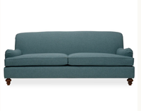Ensemble canapé moderne trois places sectionnel en bois personnalisable Villa appartement comprenant des chaises de lit d'hôtel meubles de salon en éponge