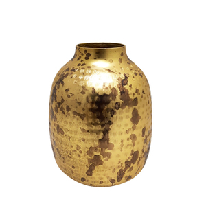 Handmade Modern Aluminum round Flower <b>Vase</b> Brass <b>Gold</b> Color Crystal for Home & Wedding Decoration <b>Floor</b> <b>Vase</b> - Product Image 3
