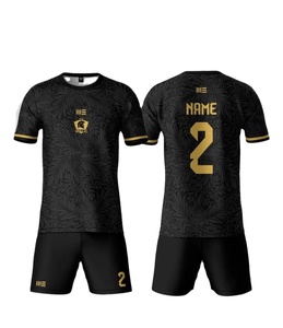 Ensemble Maillot et Short de Football Personnalisé Nouveau Style Sublimé Respirant avec Logo Imprimé sur le Devant Unisexe – Vente en Gros - Product Image 3