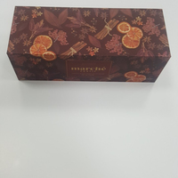 Boîte cadeau de luxe personnalisée à couverture rigide, emballage en papier d'art avec nom et logo personnalisés, produits ménagers recyclables, estampage brillant