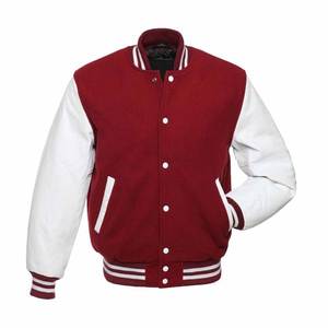 Veste universitaire à manches raglan design personnalisé OEM Veste de baseball d'extérieur Letterman vintage style collège pour homme - Product Image 2