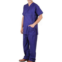 TRENDY FLEXWEAR Blouse d'uniforme médical unisexe extensible en coton polyester polaire, haute qualité, avec détection d'aiguilles