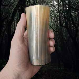 Tasse en corne naturelle écologique, de style rustique fait à la main, verres durables, parfaite pour le café, le thé, le whisky, les occasions de cadeaux - Product Image 2