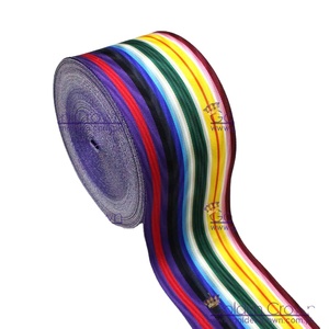 Rainbow Moire Ribbon | Masonic regalia Rainbow Ribbon | Rainbow RIBBON - Product Image 1