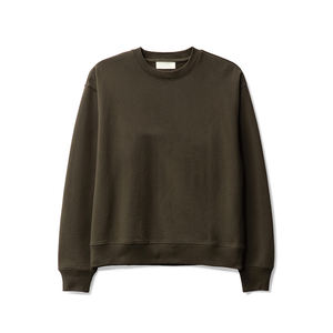 Fabrication en gros personnalisé polyester couleur unie brodé à manches longues sweat à capuche pour hommes haute qualité hiver polaire - Product Image 1