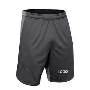 <b>Men's</b> Custom Logo Gym <b>Shorts</b> High Street Style 100% Cotton Solid <b>Pattern</b> Compression Sports Inner Runnig Workouts - Product Image 4