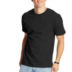 New Men Street Wear Customized Logo T-Shirts Printing Color Block OEM Service Machine Washable Men's T-Shirts