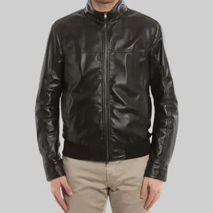 Chaqueta de cuero clásica para hombre, manga larga, ropa de abrigo de invierno, estilo casual urbano, ideal para la comodidad diaria, el calor y el uso a largo plazo - Product Image 2