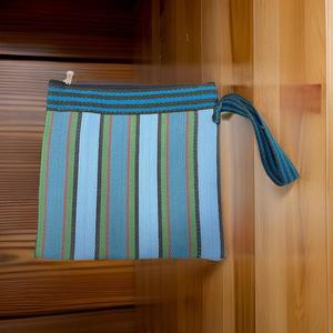 Vente en gros de sacs fourre-tout écologiques en plastique recyclé et nylon, trousse de toilette durable avec fermeture éclair, logo personnalisé, mode - Product Image 1