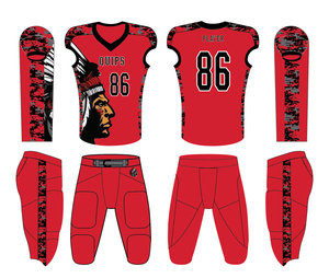 Camisetas de práctica de fútbol americano personalizadas de alta calidad, uniformes impresos transpirables con equipo de bordado - Product Image 3