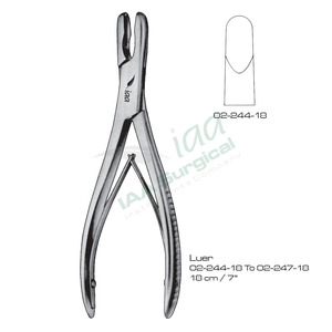 Pinzas de Corte de Hueso de Acero Inoxidable al por Mayor, Mini Rongeurs Curvos Friedmann, Instrumento Quirúrgico Ortopédico de Alta Calidad - Product Image 2