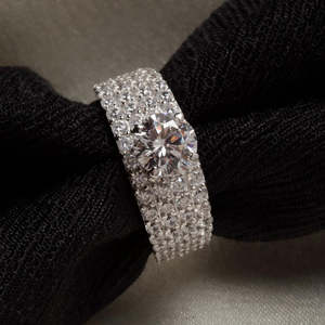 Anillos de Plata de Ley 925 de Primera Calidad para Mujer, Chapados en Rodio con Diamante de Corte Princesa, Joyería Fina, Tipo Anillo para Hombre - Product Image 2