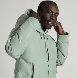 2024 veste matelassée imperméable de style High Street pour hommes sur mesure avec bombardier d'hiver à bulles et motif de lettres - Product Image 3