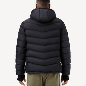 Chaqueta Acolchada de Invierno para Hombre, con Cierre, Diseño Sólido, Suave, Cálida, Acolchada, con Capucha, Estilo Moderno - Product Image 3