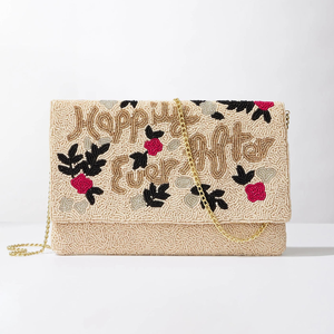 เม็ดลูกปัดทำด้วยมือคลัทช์ปักลูกปัดสำหรับผู้หญิงกระเป๋าคลัทช์ปักเมล็ดลูกปัดกระเป๋าราตรีแฟชั่นเรืองแสง - Product Image 1