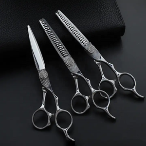 Kits de tijeras de corte de pelo profesional Juego de tijeras de peluquería de acero inoxidable - Product Image 2