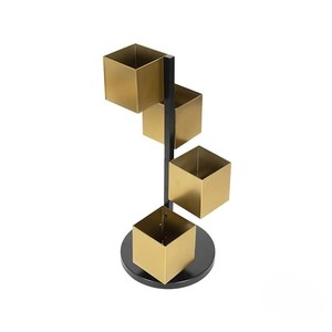 Meilleure vente support de plante en métal en forme d'escalier moderne à quatre niveaux unique décoration intérieure et extérieure à bas prix - Product Image 2