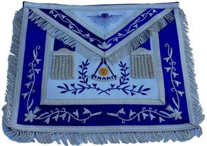 Collar Masónico de Ex-Maestro Masón, Delantal Bordado a Mano, Pin 3D Personalizado, Regalia Masónica - Product Image 6